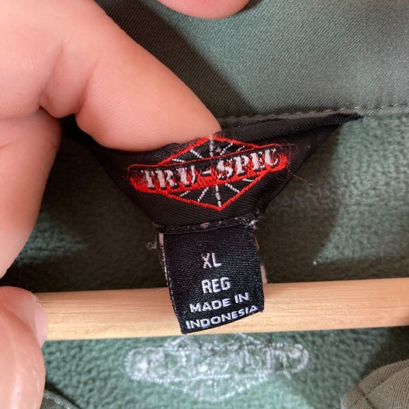 Tru-Spec 24-7 Series Tactical Softshell Athletic Shell Jacket Mens XL Green - Picture 3 of 14